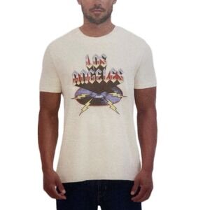 Lucky Brand T-shirt Men's Large Los Angeles Records Casual Skater Street NEW